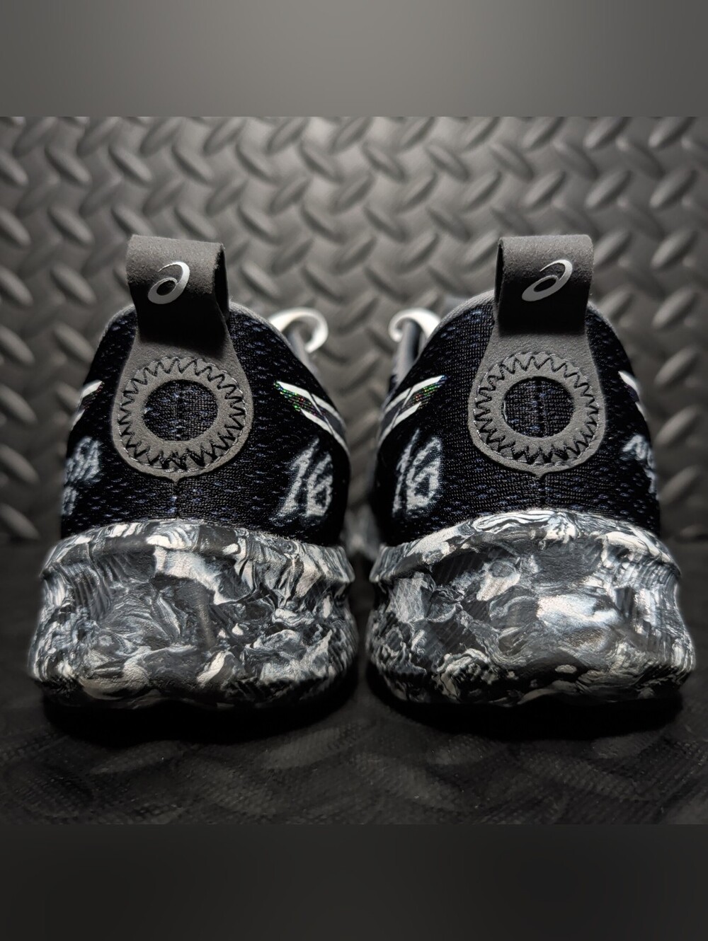 ASICS Noosa Tri 16 Black White 1012B675-001 women's size 9.........(kp29)- no b - Picture 11 of 15